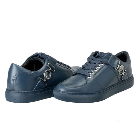 versace men's leather sneakers barneys|Versace sneakers for men.